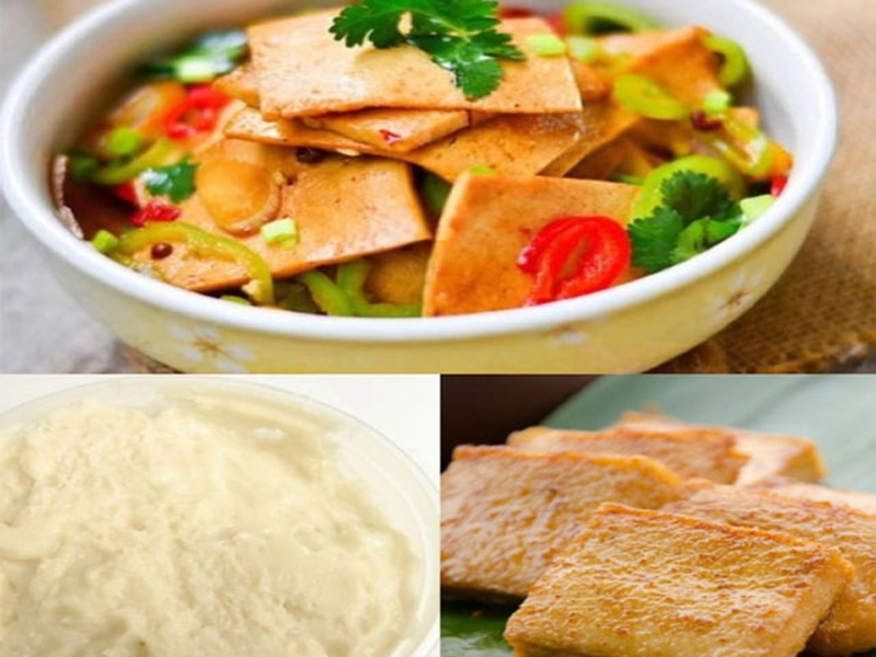 Focando no tofu e no tipo vegetariano proteína de soja isolada