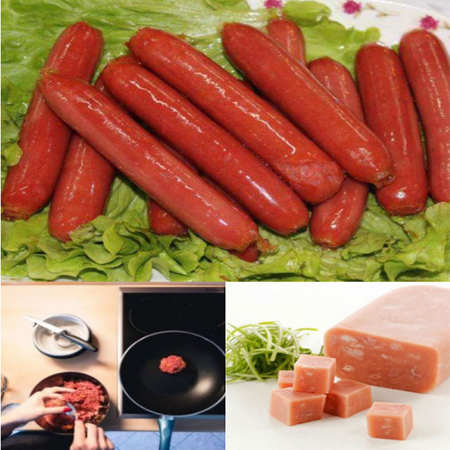 Como o isolado de proteína de soja apoia a produção alternativa de carne?